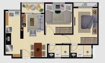 Imagem 5: Apartamento para venda tem 52 metros quadrados com 2 quartos em Mondubim - Fortaleza - CE