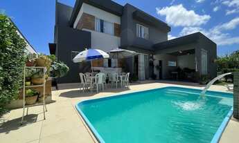 Imagem 2: AF- Linda e Aconchegante Casa duplex de 4Q sendo 3 Suítes e Área Gourmet no Boulevard Lago