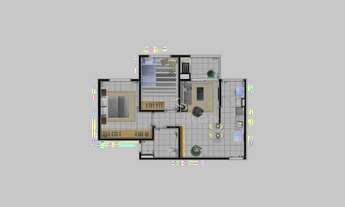 Imagem 7: Apartamento com 2 dormitórios à venda, 54 m² por R$ 215.000,00 - Pedra Branca - Palhoça/SC