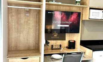 Imagem 2: Studio 100% mobiliado e decorado com 1 suíte sem varanda para alugar, 17 m² por R$ 3.200/m