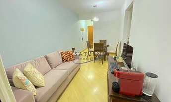 Imagem 5: Apartamento mobiliado com 1 dormitório para alugar, 40 m² com vaga e lazer com piscina, ac