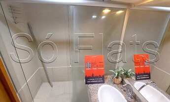 Imagem 7: Flat estilo duplex mobiliado com serviços, com 2 dormitórios disponível para locação