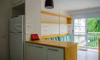 Imagem 2: Flat Choice Panamby disponível para locação com 1 dorm e 1 vaga, próximo da ponte João Dia