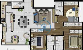 Imagem 4: Apartamento 3 suítes, Estreito, Florianópolis, SC