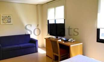 Imagem 2: Flat totalmente mobiliado em Moema ao lado da Av Ibirapuera e próximo do Metrô Moema