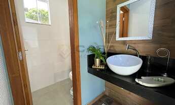 Imagem 4: AF- Linda e Aconchegante Casa duplex de 4Q sendo 3 Suítes e Área Gourmet no Boulevard Lago