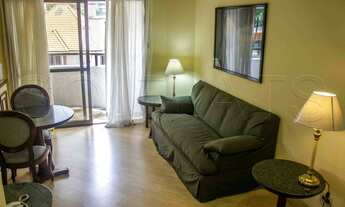 Imagem 2: Flat mobiliado com serviçs hoteleiros com 48m² a 70 mestro andando da Avenida mais famosa