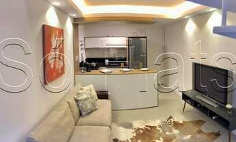 Imagem 4: Flat duplex mobiliado com 1 dormitório disponível para locação na Bela Vista