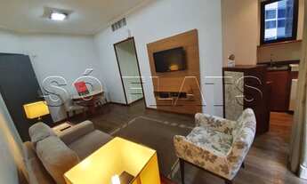 Imagem 3: Flat com 1 dormitório 48m² na rua do Shopping Center 3. Ao lado da Av. Paulista. Venha con