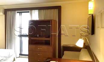 Imagem 4: Flat Radisson no Itaim, com fácil acesso a Marg Pinheiros e Av. Faria Lima com 1x dormitór