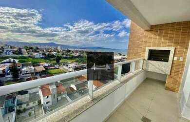 Imagem 5: Apartamento com 2 quartos sendo 1 suíte e sacada com vista Mar no Estreito