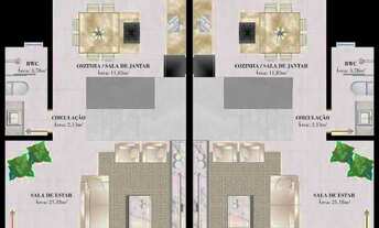 Imagem 5: Casa com 3 dormitórios à venda, 104 m² por R$ 459.000 - Areias Do Meio - Governador Celso