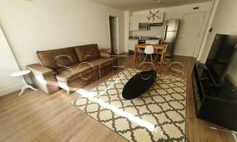 Imagem: Flat com 1 dormitório e 57m² no coração