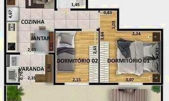 Imagem: Apartamento Garden com 2 dormitórios à