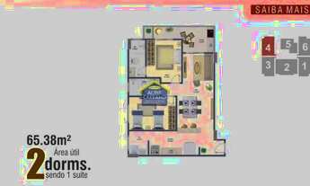 Imagem 5: Apart 2 dorms, Ocian, Entrada R$ 35 Mil, JGA971