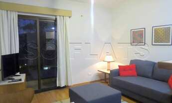 Imagem 4: Flat com 1x dormitório, quarto e sala separados, flat ao lado do Colégio Dante Alighieri