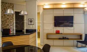 Imagem 2: Flat no Itaim Bibi para Locação proximo a Av. Faria Lima, 9 de Julho e Av. Europa. 1x dorm