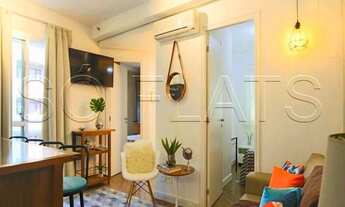 Imagem 2: Flat Quality Bela Cintra para locação próximo ao Shopping Frei Caneca com 2 dorm