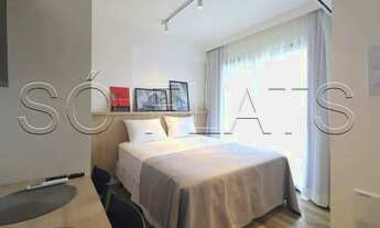 Imagem 3: Flat estilo Studio disponível para locação no bairro de Pinheiros ele contém 24m² e 1 dorm