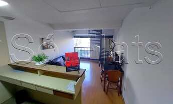 Imagem: Flat estilo duplex mobiliado com serviços