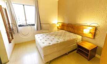 Imagem 4: Flat QI com 25m² contendo 1 dormitório e 1 vaga disponível para locação em Moema