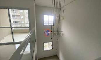 Imagem 3: Apartamento Duplex com 1 dormitório para alugar, 73 m² por R$ 3.709,82/mês - Jardim do Mar