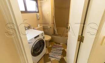 Imagem 6: Flat com serviços todo mobiliado com 48m², sem burocracia, ideal para empresário ou estuda