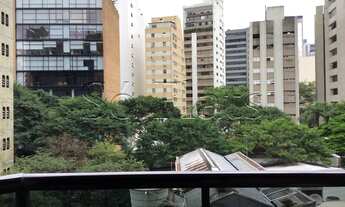 Imagem 7: Flat com 1 dormitório próximo da Avenida Faria Lima com quarto, sala, cozinha e banheiro