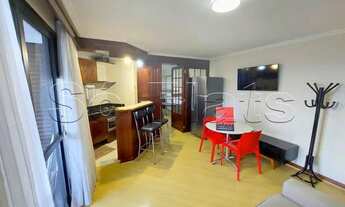 Imagem 5: Flat mobiliado com 1 dorm no coração de Higienópolis, com linda vista para o Estádio do Pa