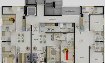 Imagem 5: Edf.luar do arraial /lindo apartamento em casa amarela /02 quartos/suite /área de lazer (L