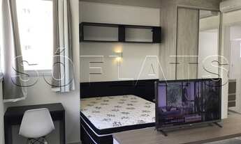 Imagem 4: Flat para locação no Atrium Augusta, contendo 24m², 1 dormitório e 1 vaga de garagem