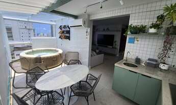 Imagem 5: Cobertura duplex para aluguel tem 145 metros quadrados com 3 quartos em Boqueirão - Santos