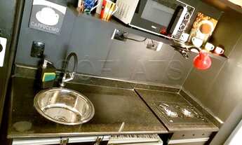 Imagem 3: Flat completamente mobiliado para locação na Av Brigadeiro Luís Antônio. Com entrada imedi