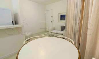 Imagem 3: Flat disponível para locação amplo e mobiliado em Moema para locação na Av. Rouxinol