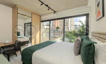 Imagem 2: Edifício Bela Vista, apto todo mobiliado disponível para locação contendo 25m² e 1 dormitó