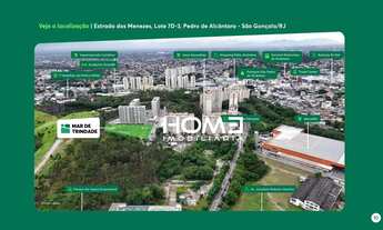 Imagem 2: Apartamento com 2 quartos à venda, 43 m² por R$ 252.490 - Alcântara - São Gonçalo/RJ