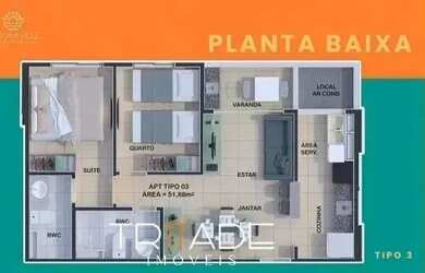 Imagem 6: RO - Aurora Ville em Candeias | 02 Quartos com 58m² | Lazer Completo