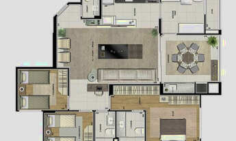 Imagem 3: Vende - se Apartamento Essenza ( Plaenge) Jardim das Américas - Cuiabá - MT