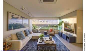 Imagem 3: Com um conceito moderno e ambientes amplos e climatizados esse apartamento mobiliado com q