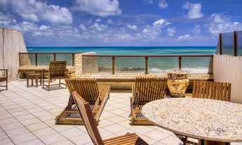 Imagem 6: Apartamento com varanda ampla e vista para o mar