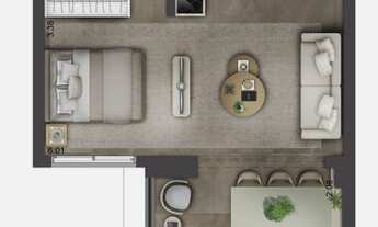 Imagem 2: 45m² 1 Dorm Suíte A 450m Metrô Praça da Arvoré Shopping Santa Cruz PQ Ibirapuera Aeroporto