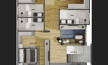 Imagem 3: PONTA GROSSA - Casa de Condomínio - Jardim Carvalho