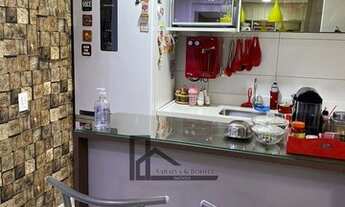 Imagem 3: Lindo apartamento varanda cortina de vidro, sala, 2 quartos sendo 1 suíte lazer completo,p