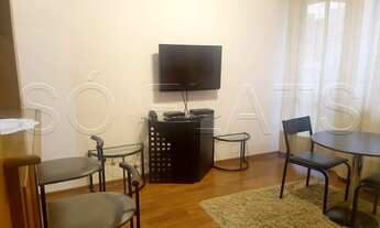 Imagem 7: Flat mobiliado com 42m² com quarto, sala, cozinha completa e banheiro, a 200 m da Av. Paul