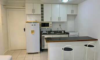 Imagem 2: Apartamento quarto e sala mobiliado para aluguel possui 50m quadrados em Pituba - Salvador