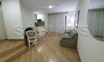 Imagem 3: Mobiliado com serviços a alguns passos da Avenida Paulista com 48m², cozinha completa sem