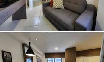 Imagem 4: Flat de quarto no 27° andar todo mobiliado Beach Class Santa Maria super ventilado