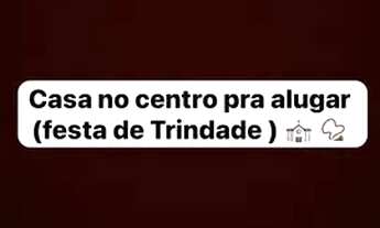 Imagem: Casa para alugar Festa de Trindade