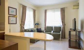 Imagem 5: Flat na Rua Funchal totalmente mobiliado, com cozinha completa para locação