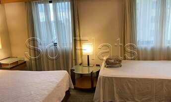 Imagem 2: Flat com 2 dormitórios mobiliado, localização privilegiada na Avenida Ibirapuera